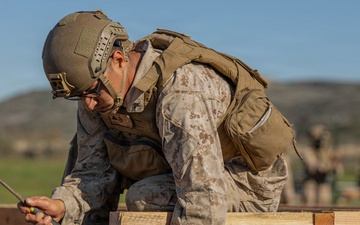 CLB-5 constructs fighting positions