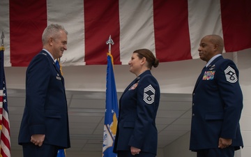 The 179th Cyberspace Wing Welcomes Command Chief Nettle