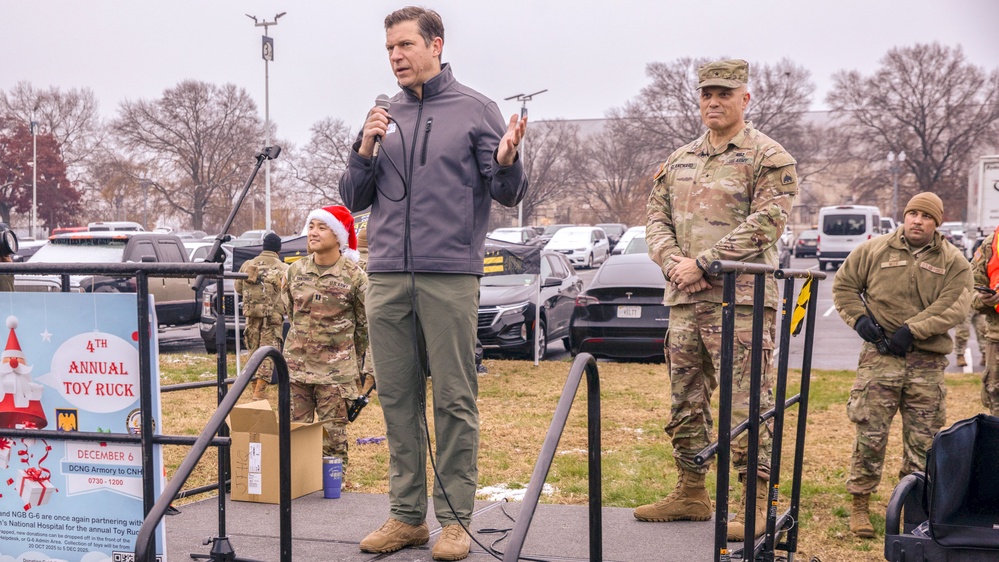D.C. National Guard and National Guard Bureau Fourth Annual Holiday Toy Ruck