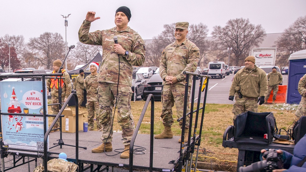 D.C. National Guard and National Guard Bureau Fourth Annual Holiday Toy Ruck