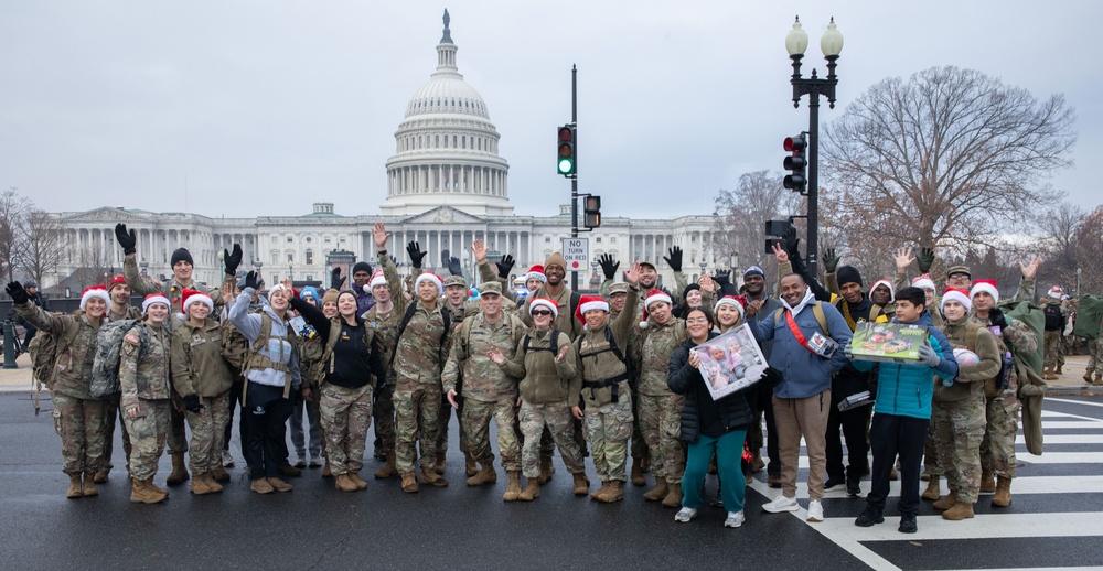 D.C. National Guard and National Guard Bureau Fourth Annual Holiday Toy Ruck