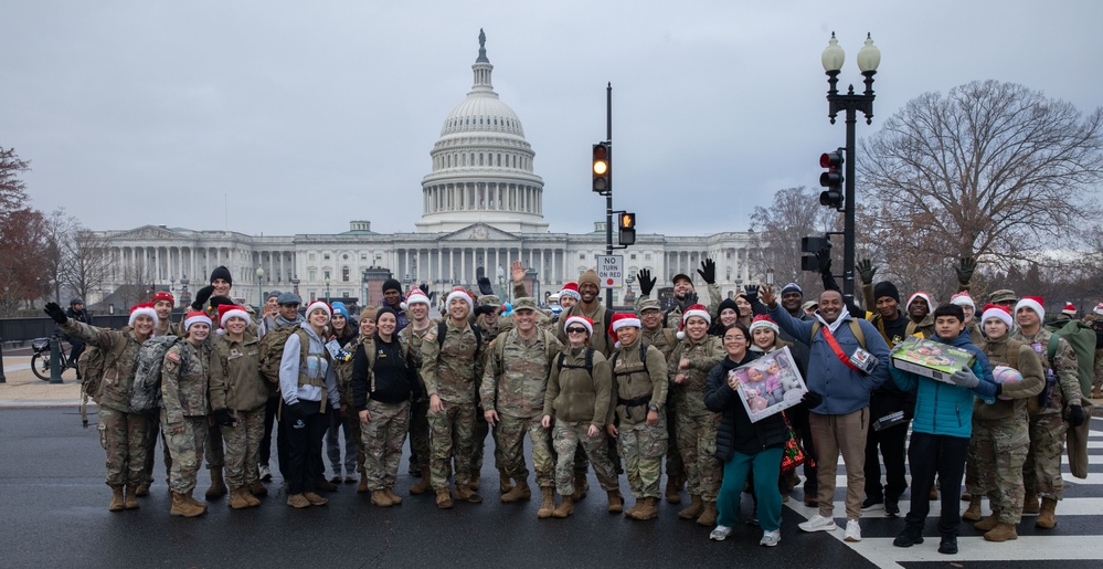 D.C. National Guard and National Guard Bureau Fourth Annual Holiday Toy Ruck