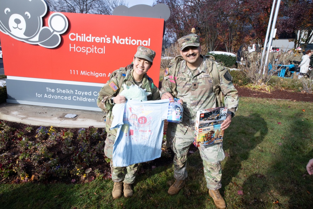 D.C. National Guard and National Guard Bureau Fourth Annual Holiday Toy Ruck