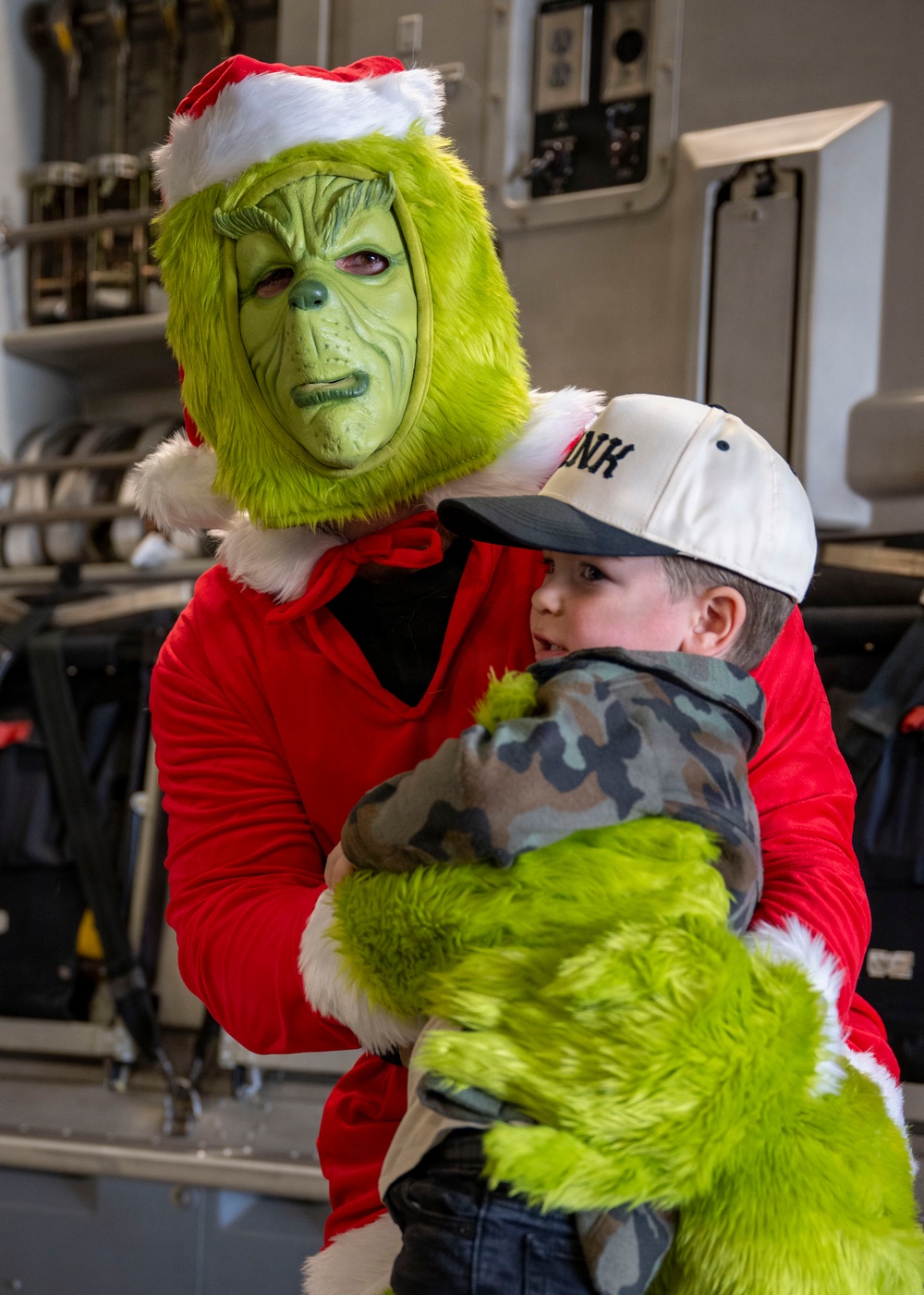 March ARB members meet and greet with Santa and The Grinch