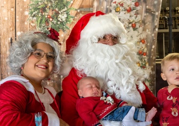 March ARB members meet and greet with Santa and The Grinch