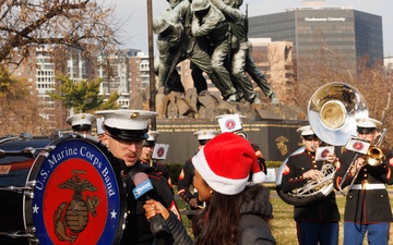 Quantico Marine Band supports Arlington Toys for Tots drive