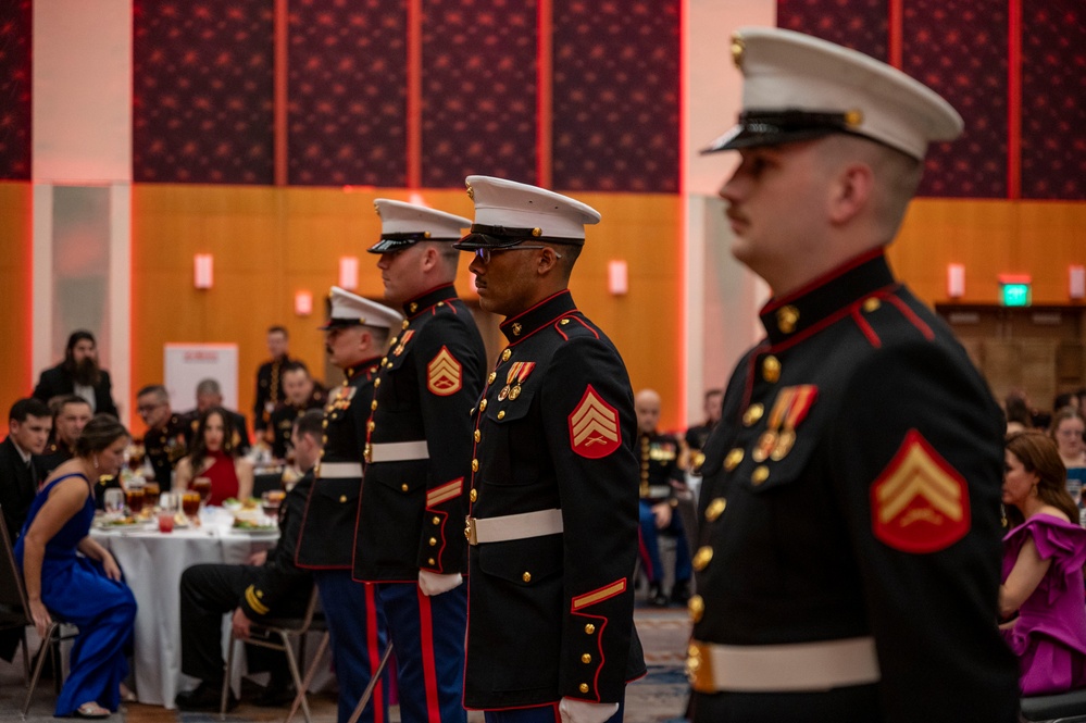 Engineer Company C hosts the Marine Corps 250th Birthday Ball