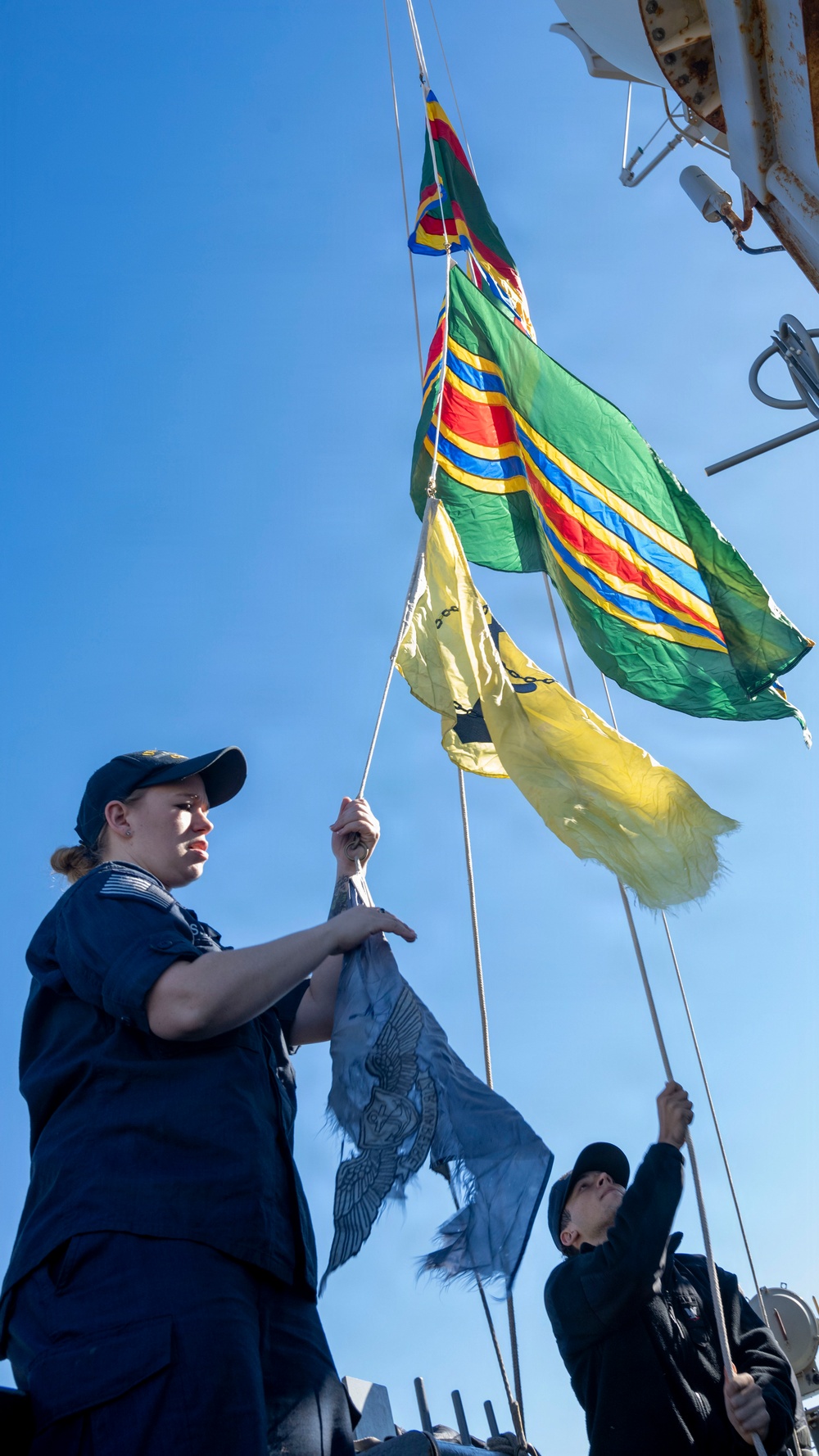 USS Nimitz San Diego Pull-In