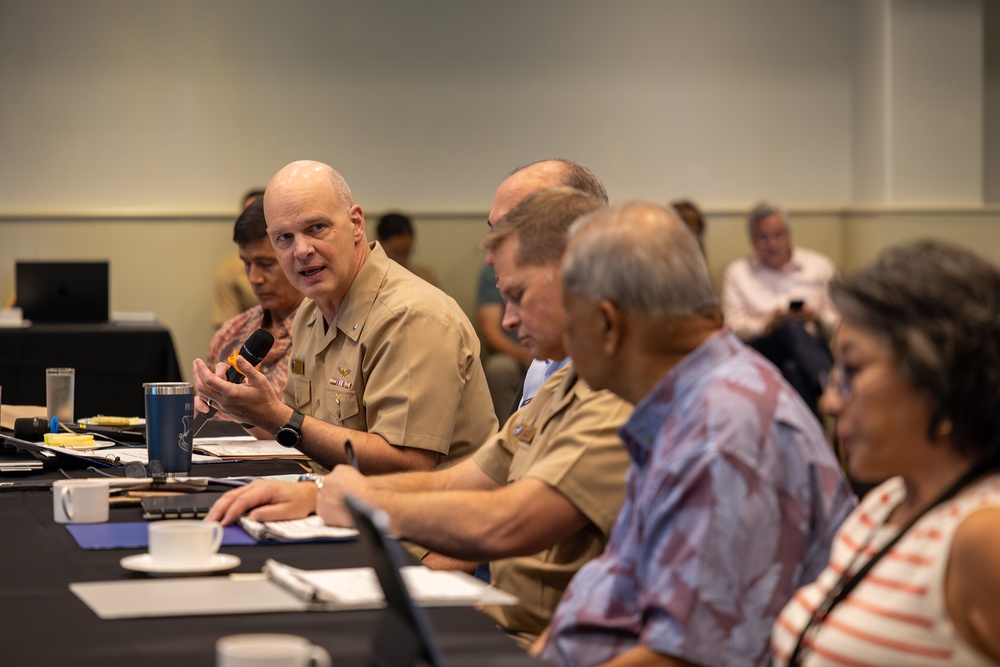 CNMI, DoW leaders convene Stakeholders Meeting in Saipan, public meeting in Tinian
