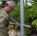 NMCB 133 Builds New Security Fence and Access Road