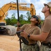 NMCB 133 Builds New Security Fence and Access Road