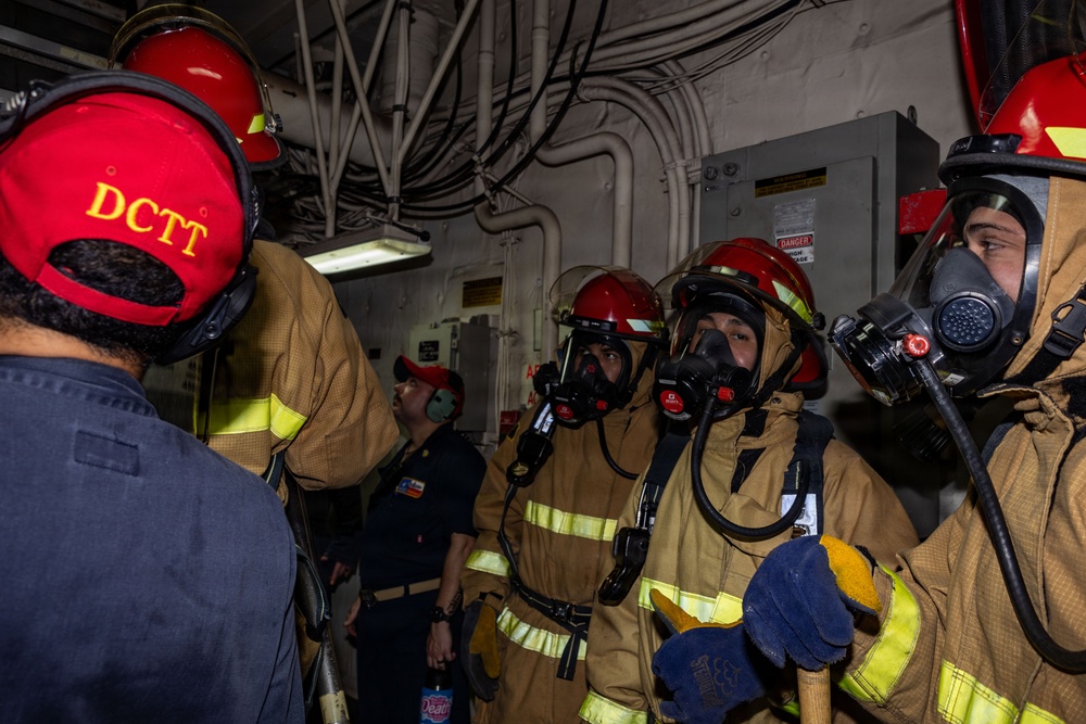 USS San Antonio Conducts General Quarters