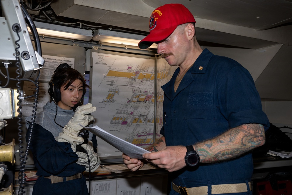 USS San Antonio Conducts General Quarters