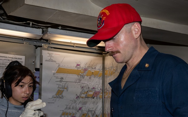 USS San Antonio Conducts General Quarters