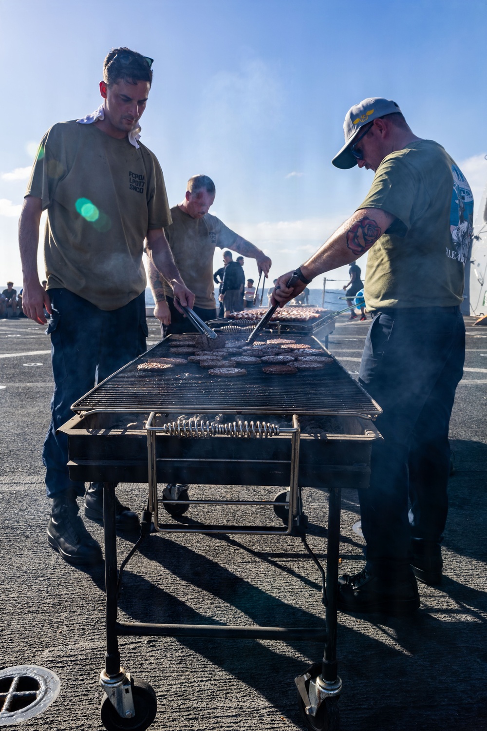 USS San Antonio Conduct a Steel Beach Picnic