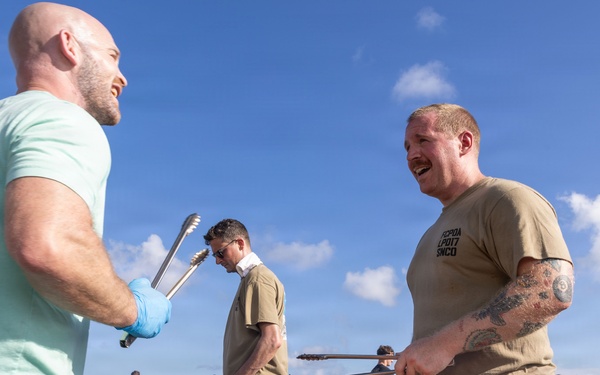 USS San Antonio Conduct a Steel Beach Picnic