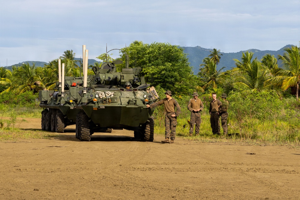 USS San Antonio (LPD 17) conducts  amphibious operations
