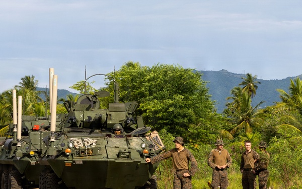 USS San Antonio (LPD 17) conducts  amphibious operations