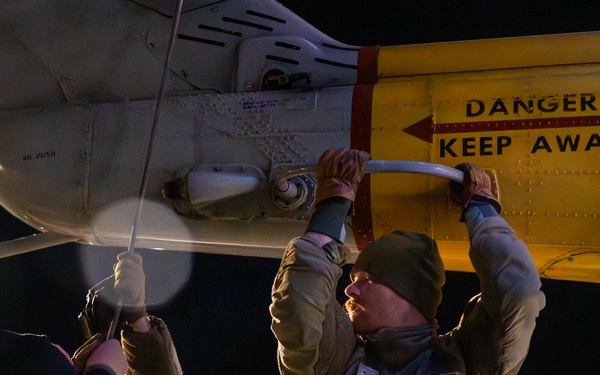 End of an era: Final UH-1N Huey departs Yokota