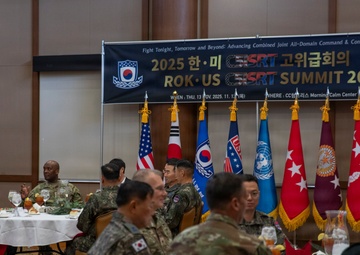 Armed Forces Command Teams of the United States and Republic of Korea meet at C5ISRT Summit