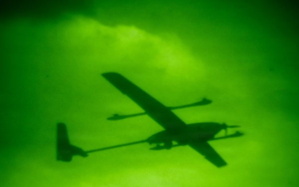 U.S. Marines sUAS and Low Altitude Air Defense night operations