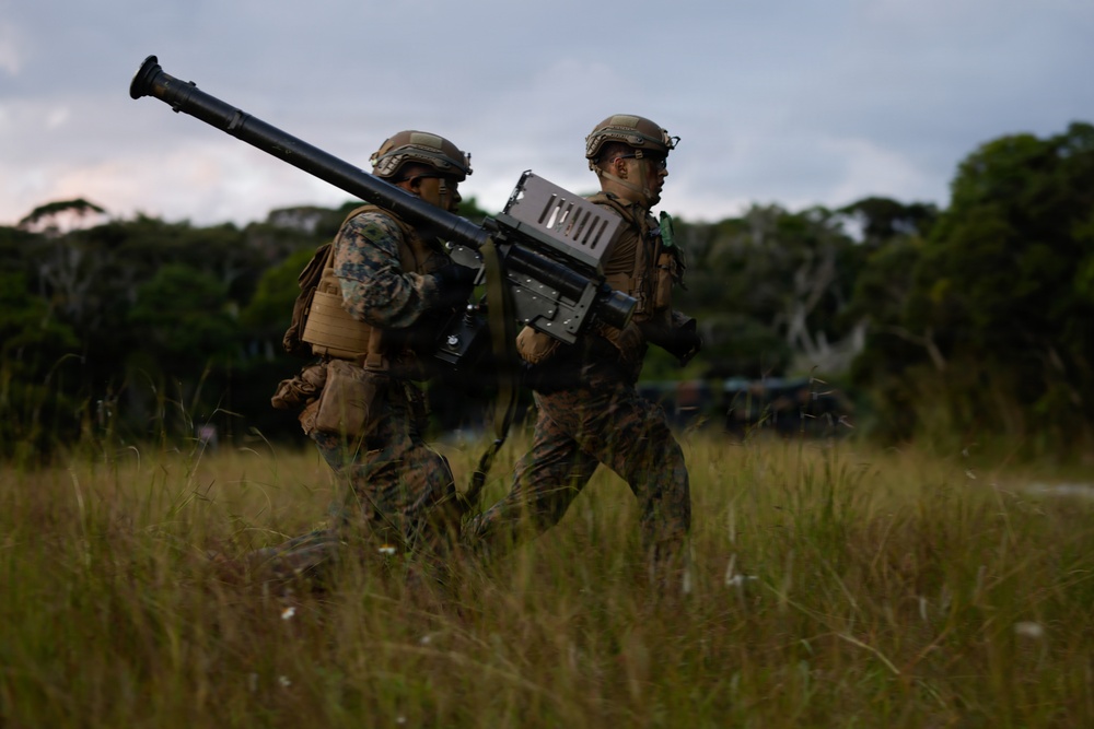 U.S. Marines sUAS and Low Altitude Air Defense night operations
