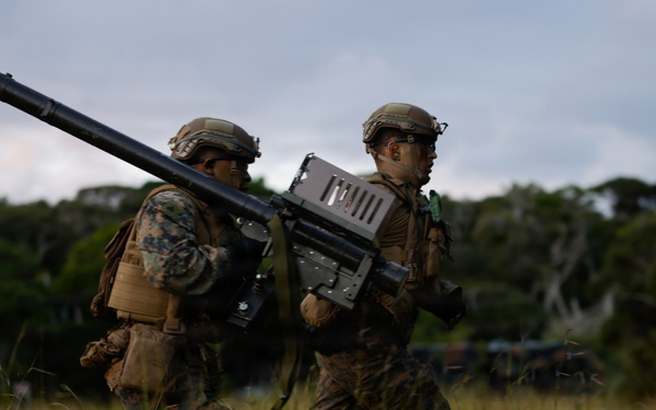 U.S. Marines sUAS and Low Altitude Air Defense night operations