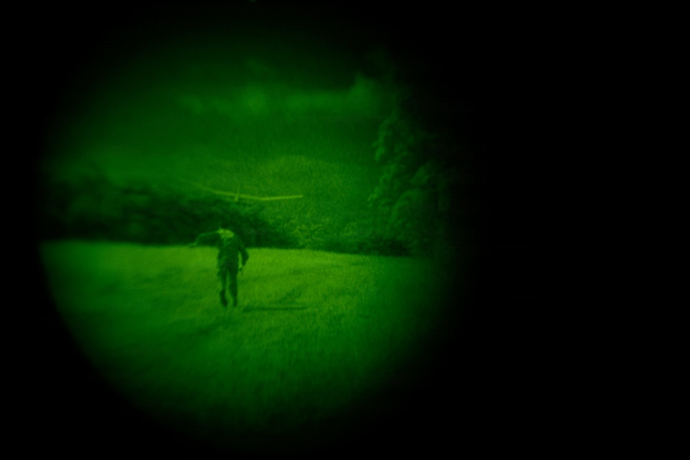 U.S. Marines sUAS and Low Altitude Air Defense night operations