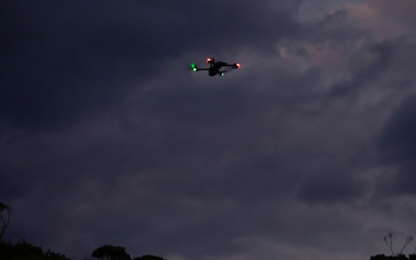 U.S. Marines sUAS and Low Altitude Air Defense night operations