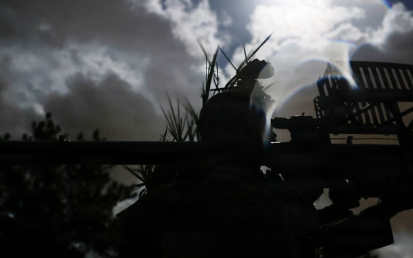 U.S. Marines sUAS and Low Altitude Air Defense night operations