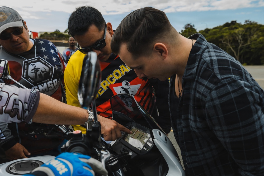 U.S. Marines Reinforce Motorcycle Safety with All Clubs Ride