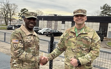 405th AFSB command team assesses ongoing APS-2 maintenance transition at Coleman