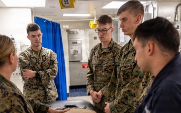 11th MEU Sailors, Marines, Conduct Combat Life Saver Qualification Course
