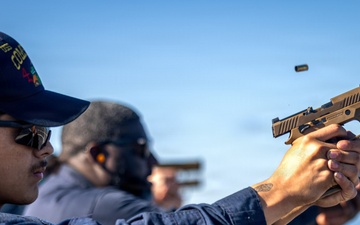 11th MEU Sailors, Marines Conduct Small Arms Qualification Courses