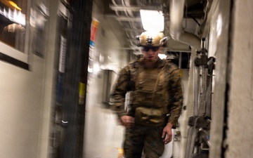 11th MEU Sailors, Marines Execute a Defensive Amphibious Task Force Drill