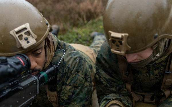 U.S. Marine provide logistical support and security for battle aid station during bilateral training exercise