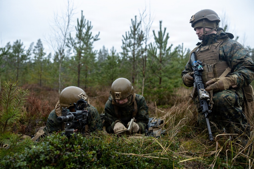 U.S. Marine provide logistical support and security for battle aid station during bilateral training exercise