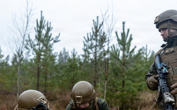 U.S. Marine provide logistical support and security for battle aid station during bilateral training exercise