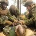 U.S. Navy Sailors alongside Finnish service members execute a simulated mass casualty response