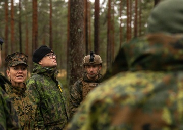 2nd MLG Commanding General and leaders from NATO Ally and Partner nations visit bilateral training