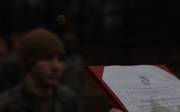 Texas native, U.S. Marine promotes during European deployment