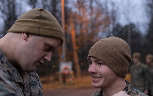 Texas native, U.S. Marine promotes during European deployment