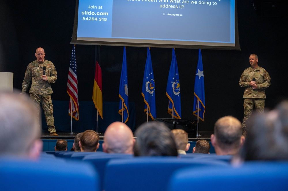 USAFE-AFAFRICA command team articulates mission, vision at first all-call