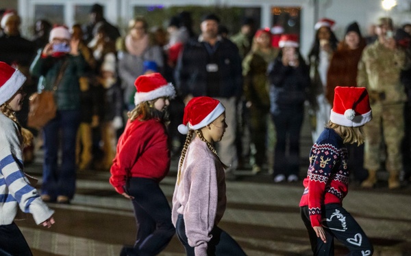 USAG Poland and 3rd ID Powidz tree lighting ceremony