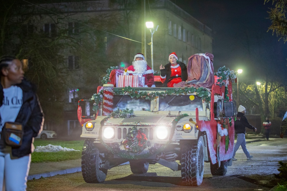 USAG Poland and 3rd ID Powidz tree lighting ceremony