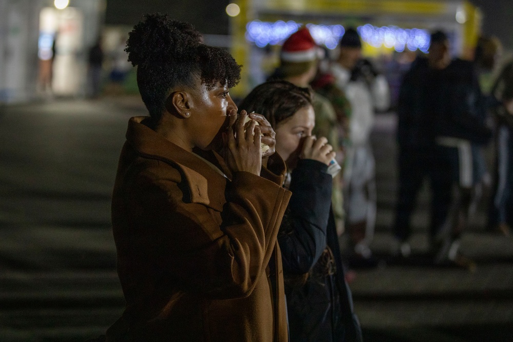 USAG Poland and 3rd ID Powidz tree lighting ceremony
