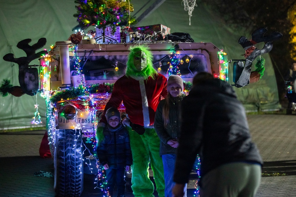USAG Poland and 3rd ID Powidz tree lighting ceremony