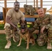 332nd EABG leadership tours K-9 facilities