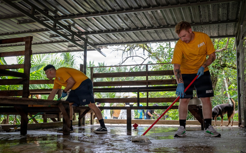 CARAT Brunei 2025: U.S. Sailors provide support at Local Dog Shelter