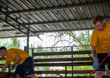 CARAT Brunei 2025: U.S. Sailors provide support at Local Dog Shelter
